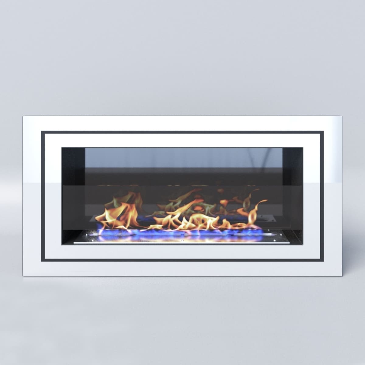 Биокамин "Русский огонь" Стенли 800V встраиваемый с защитным и декоративным стеклом по цене 40 550 руб.