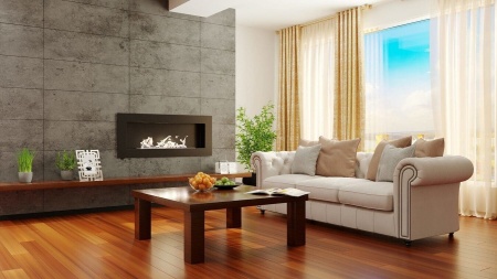 Биокамин "Русский огонь" Лофт 2100V встраиваемый с защитным стеклом по цене 85 000 руб.