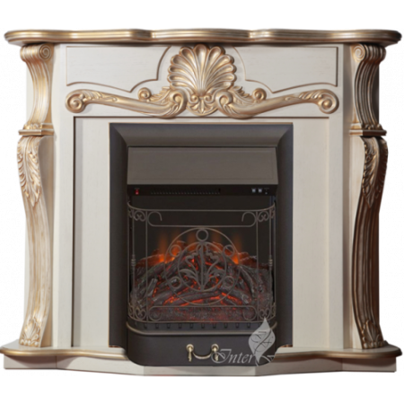 Грация (бежевый с золотой патиной)+Majestic Black