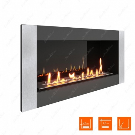 Биокамин SteelHeat ONE-V 800 XL стемалит по цене 37 808 руб.