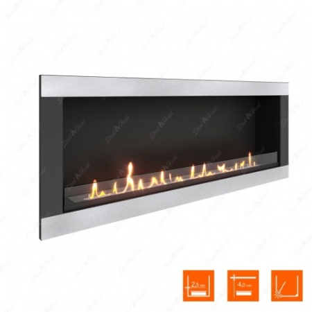 Биокамин SteelHeat ONE-H 1700 стекло по цене 68 400 руб.