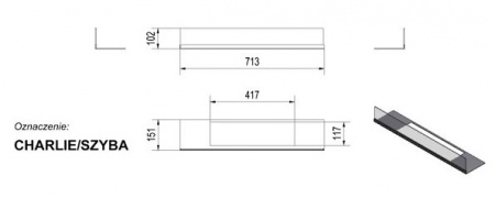 Стекло декоративное для биокамина CHARLIE Стекло декоративное для биокамина CHARLIE по цене €135