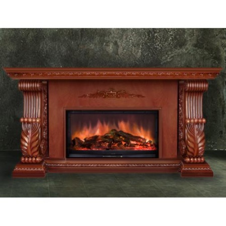 Электрокамин «Сенатор» (мокко)+Premier S86